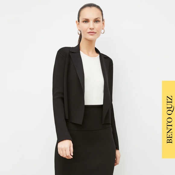 M.M.LaFleur Black Cropped Jardigan XL / 16 - Picture 7 of 7